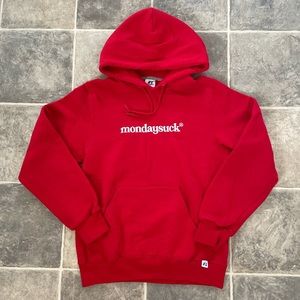 Mondaysuck X Russell Athletics Hoodie collab